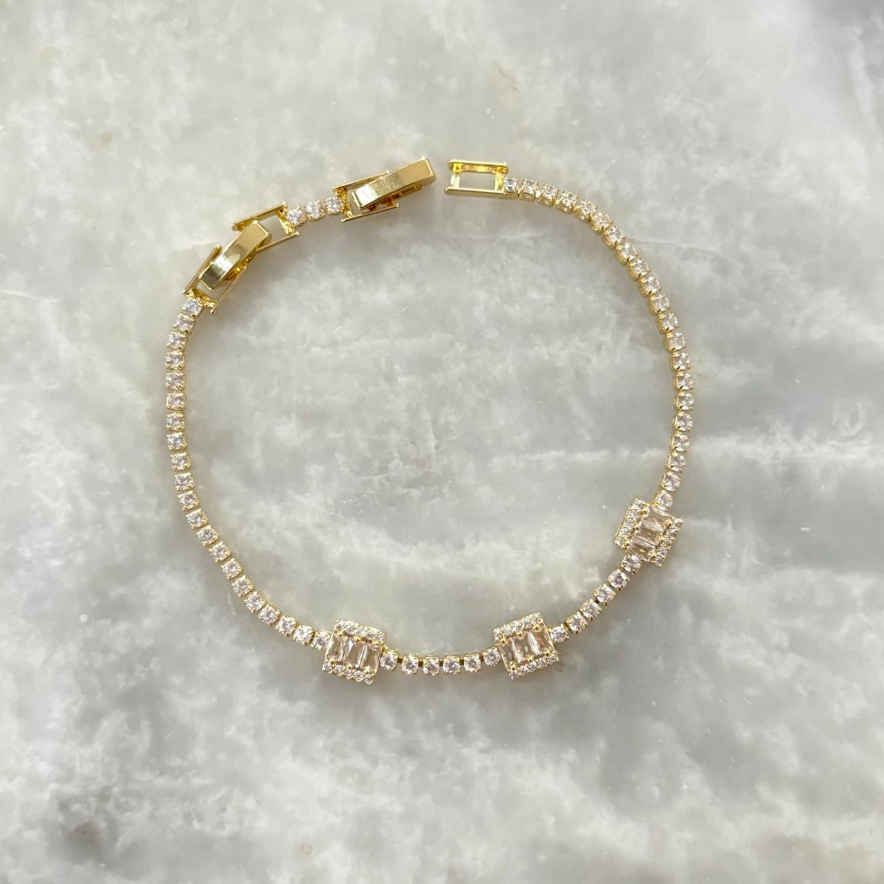 Bezel LUX Tennis Bracelet