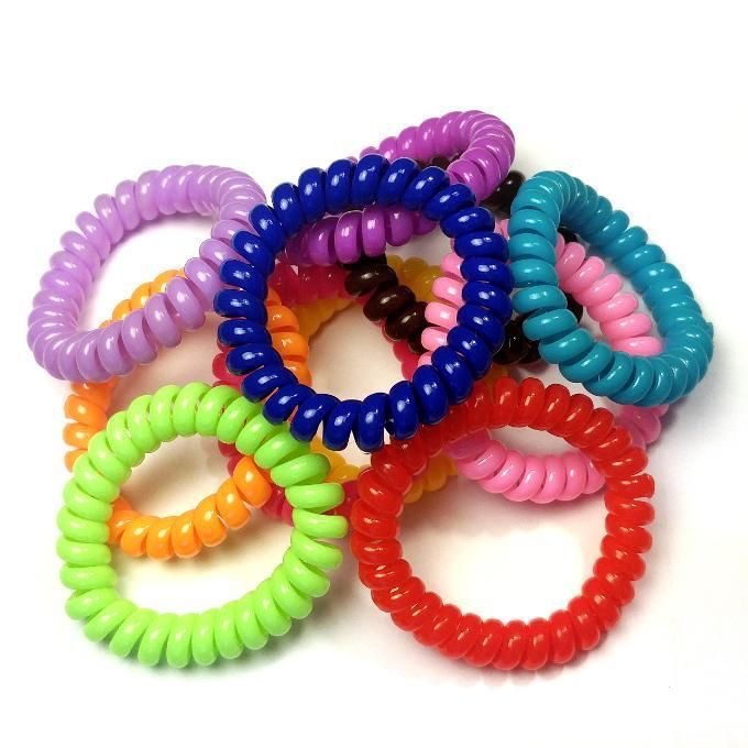 Candy Colors -Spiral Hair Ties