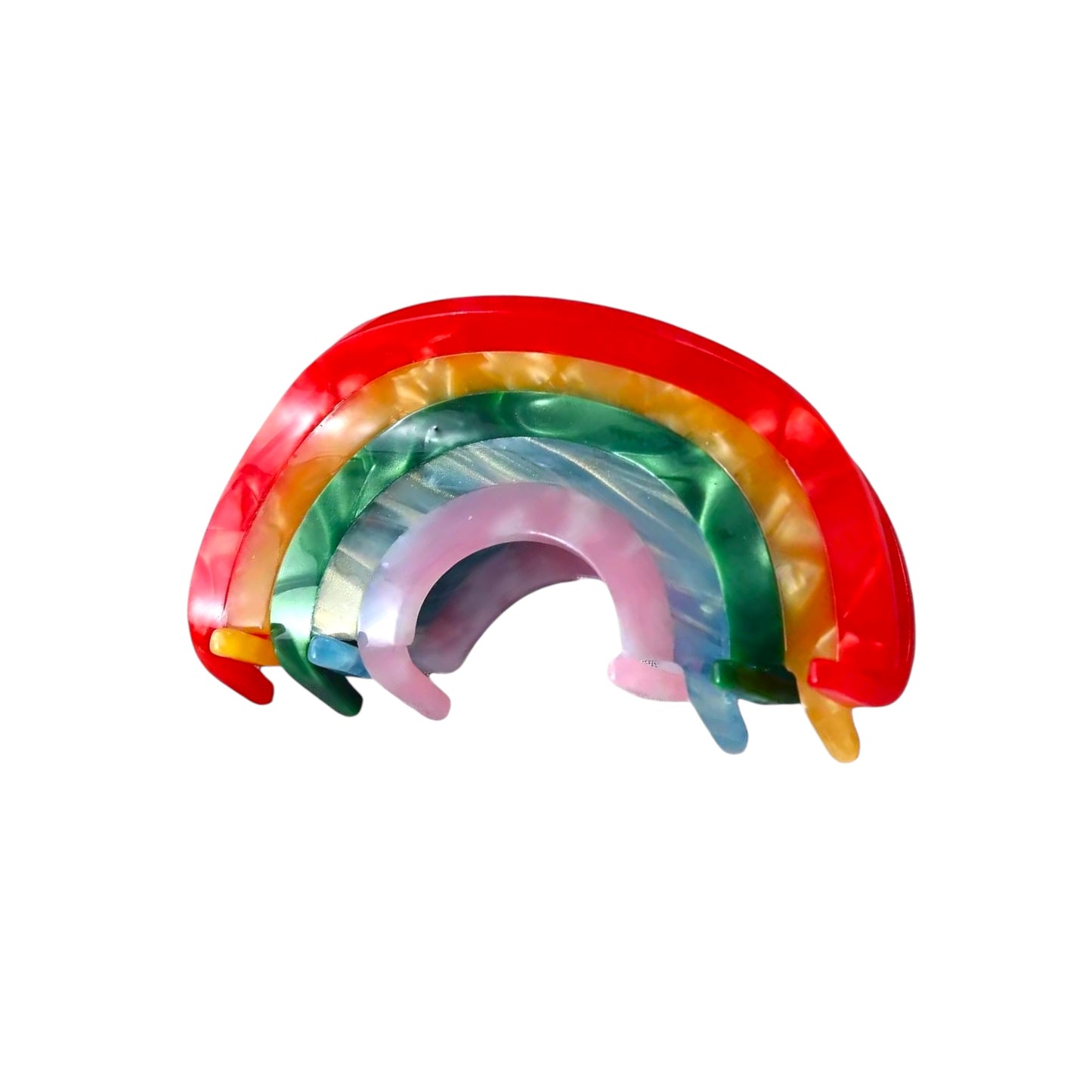 Rainbow Claw Clip