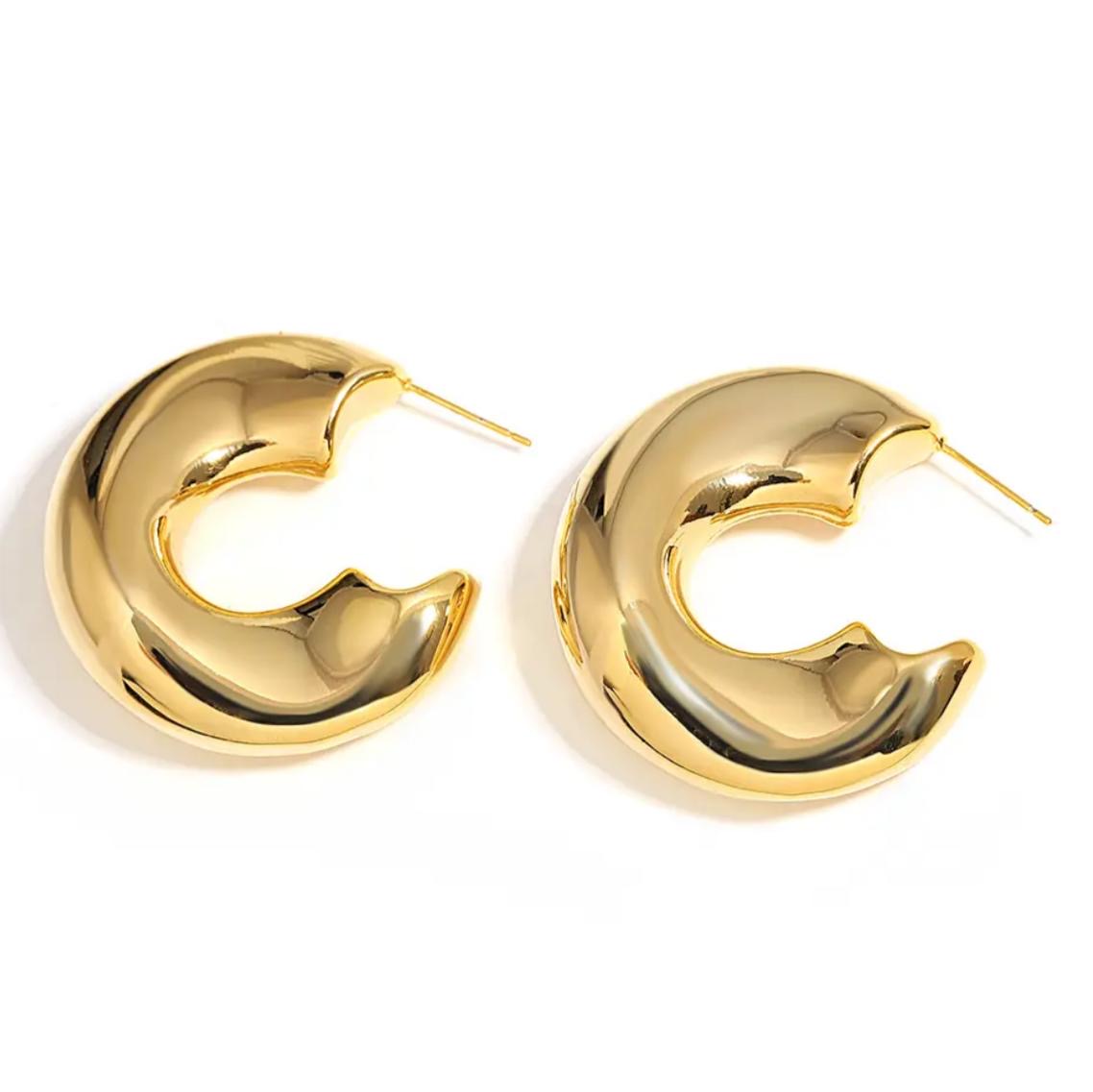 Serena Abstract Statement Hoops