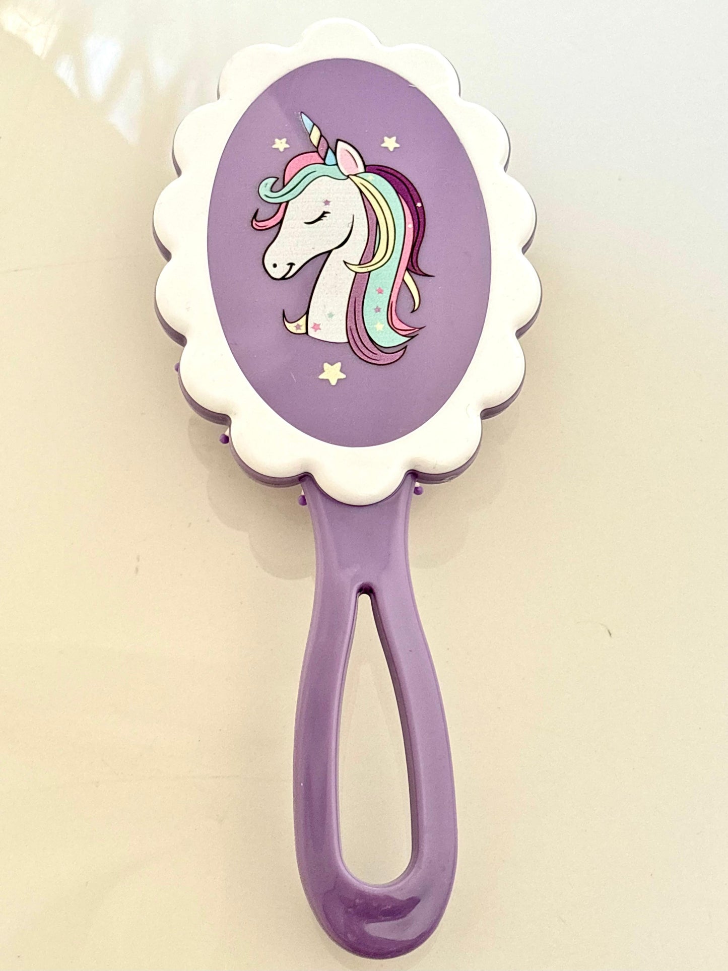 Glitzy Blings Magical Unicorn Purple Hair Brush