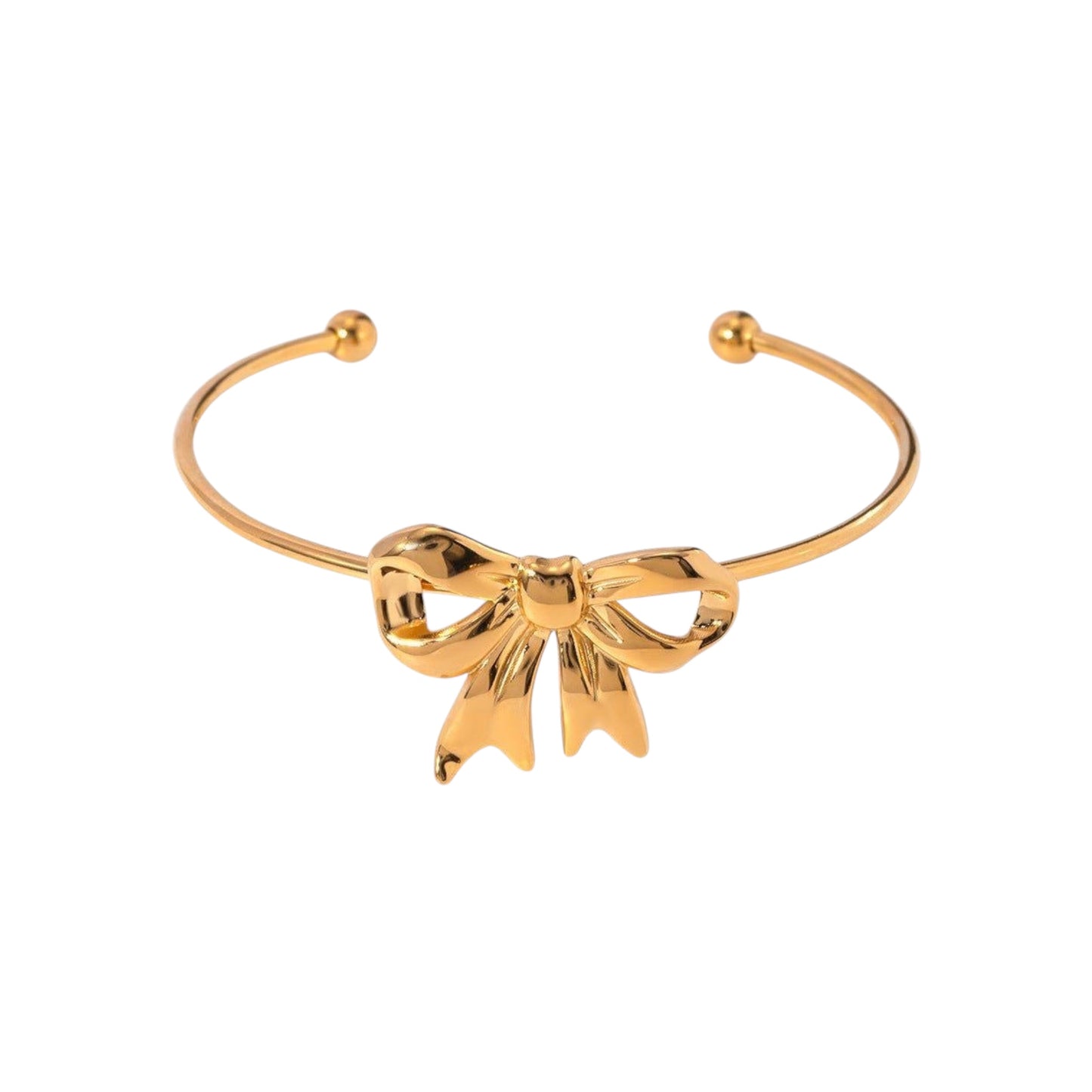 Queen Bow Cuff -18K
