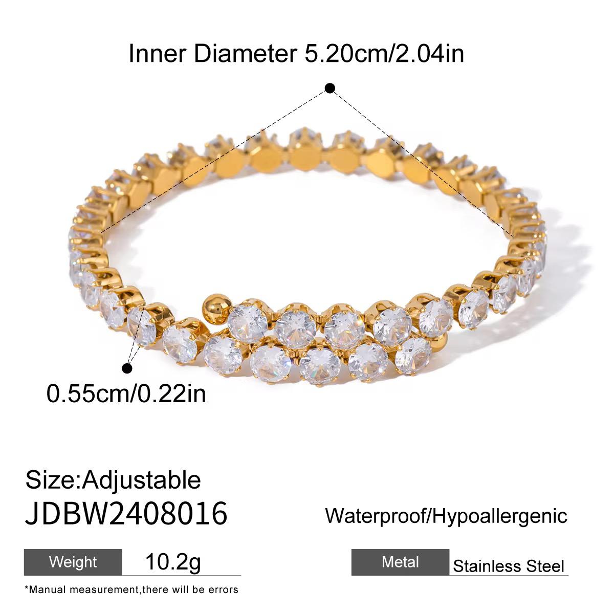 Princess Diamond Cuff -18K