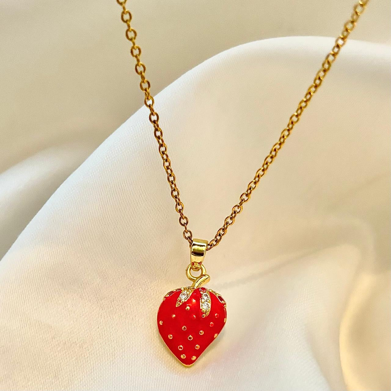 Strawberry Blossom Necklace