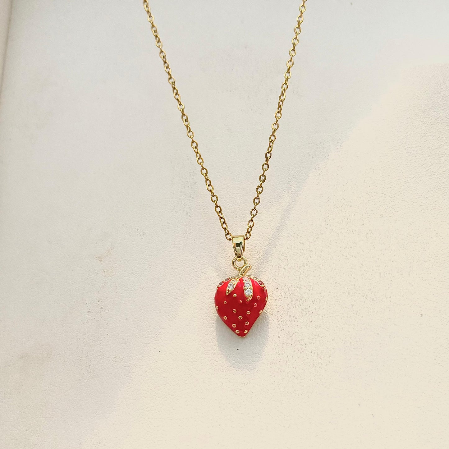 Strawberry Blossom Necklace