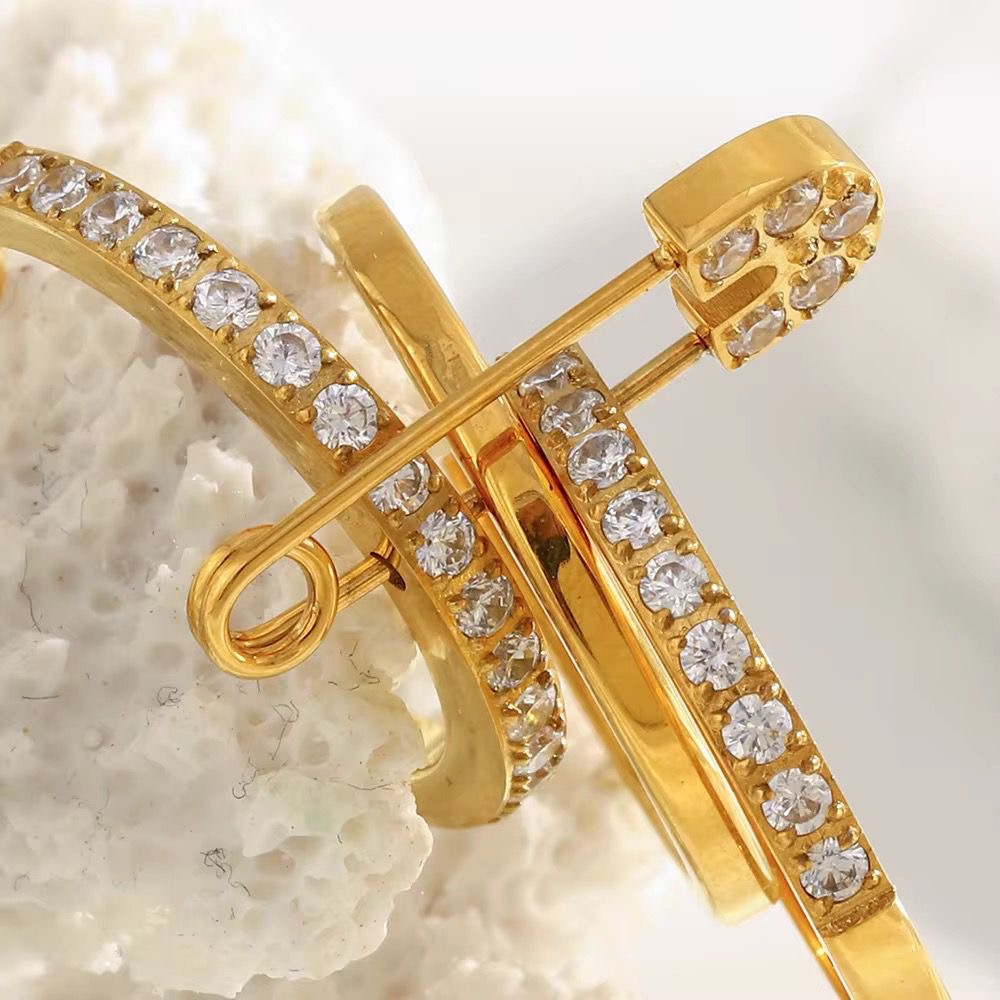 Pinned With Diamond Stack Ring