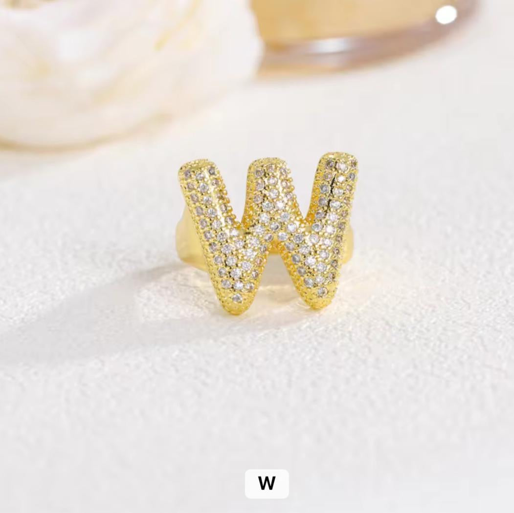 Initial Signet Ring