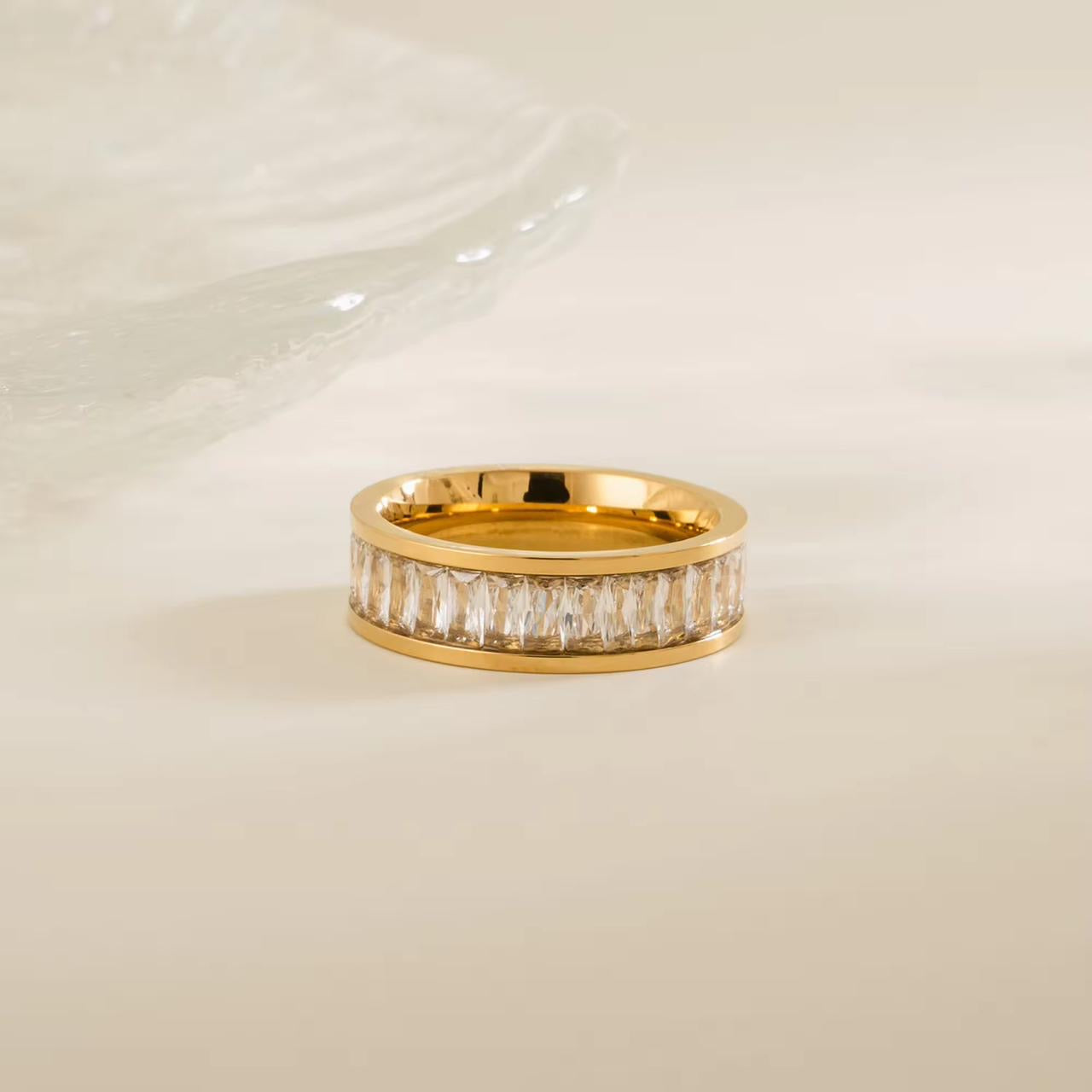 Blingy Lux Baguette Ring