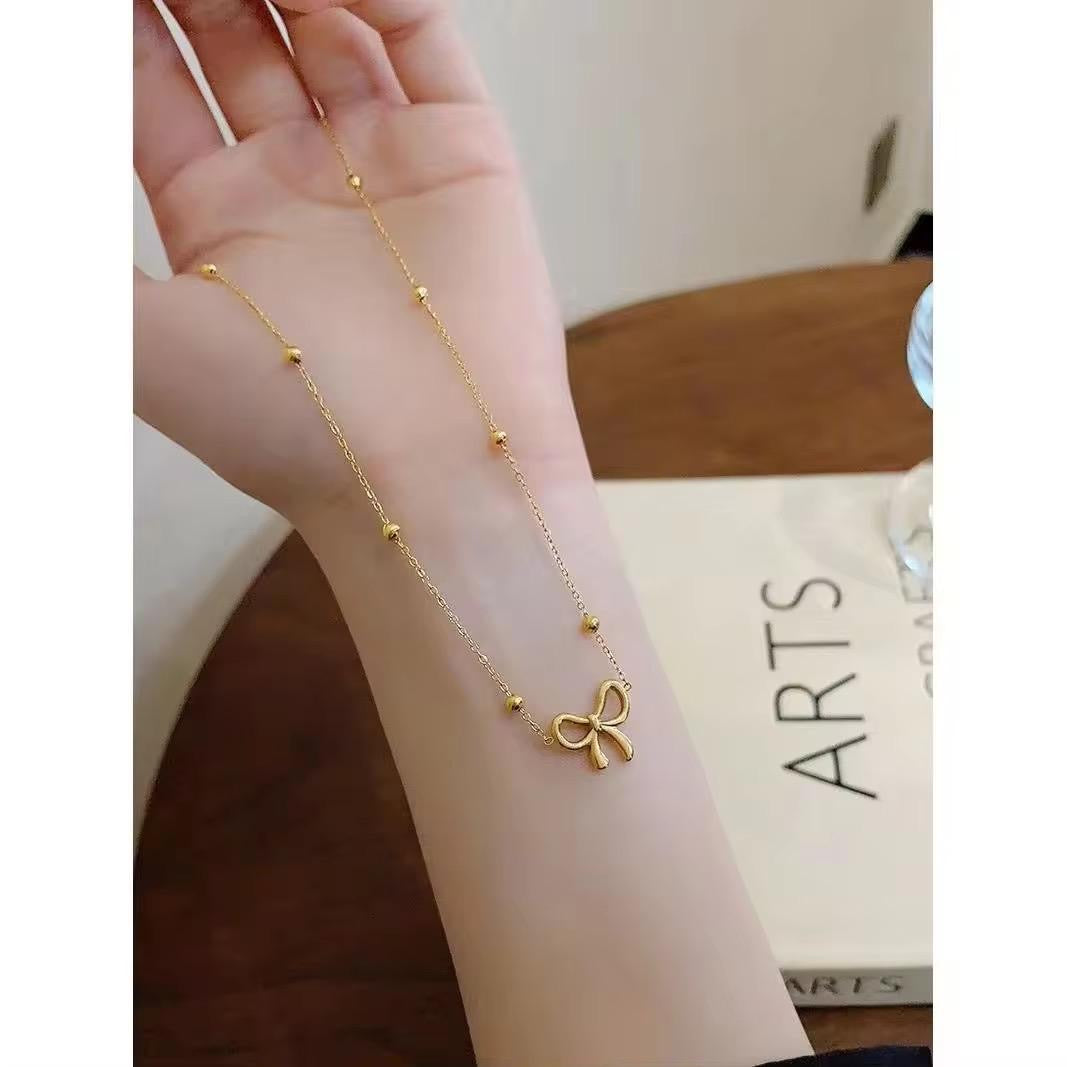 Little Sweetheart Bow Necklace