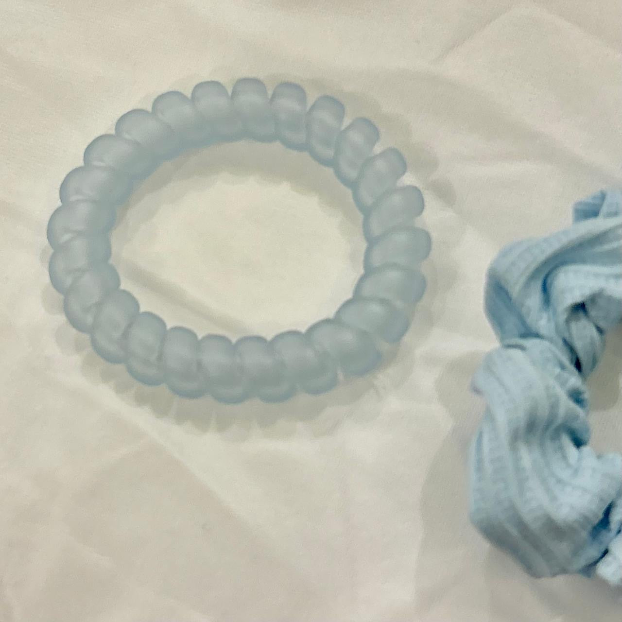 Hair Set -Baby Blue (Scrunchie + Hair Tie)