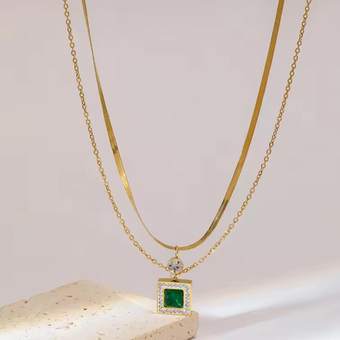 Marybel Layered Necklace -18K
