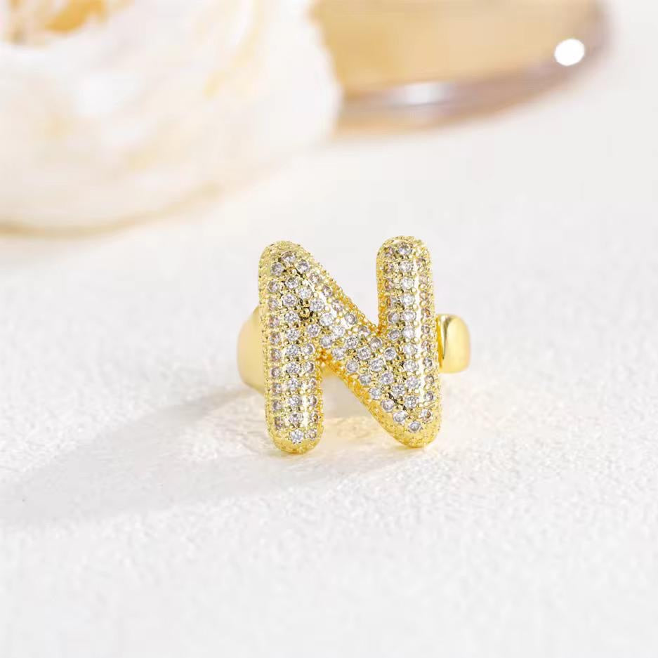 Initial Signet Ring