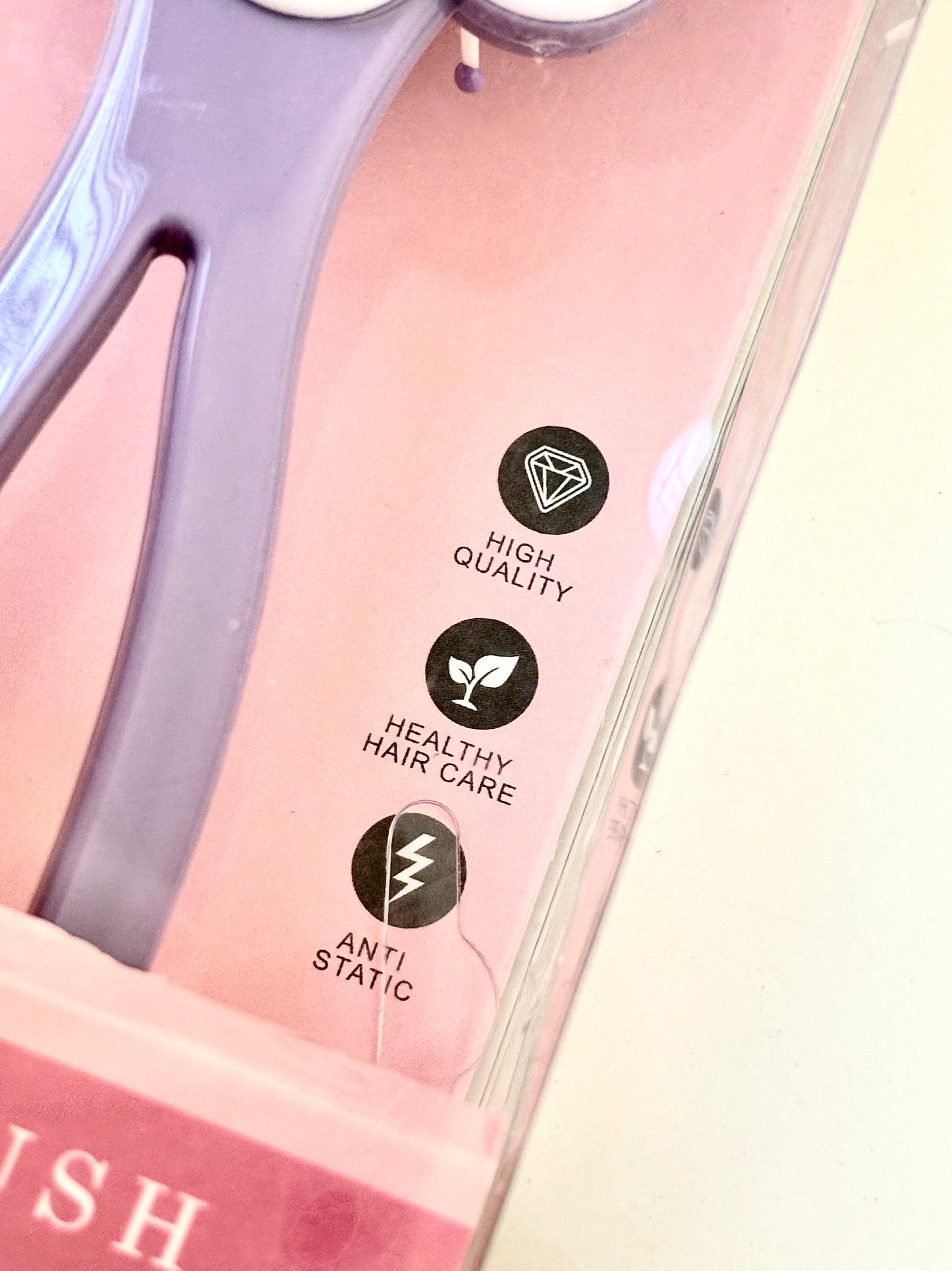 Glitzy Blings Magical Unicorn Purple Hair Brush