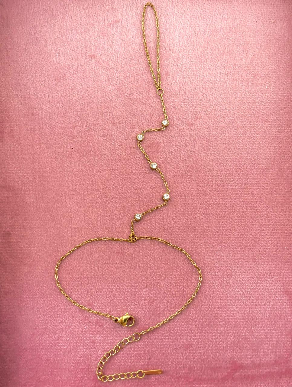 Isabelle Diamond Hand Chain