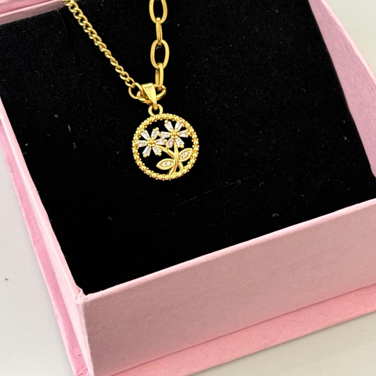 Floria Cz Necklace -18K