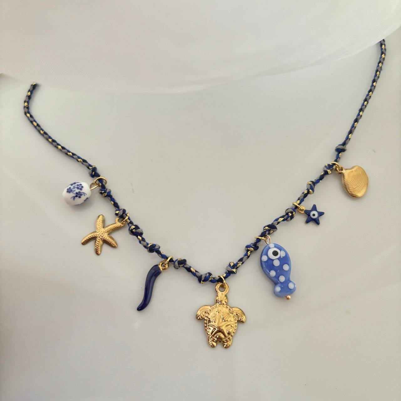 Ocean Serenity Charm Necklace
