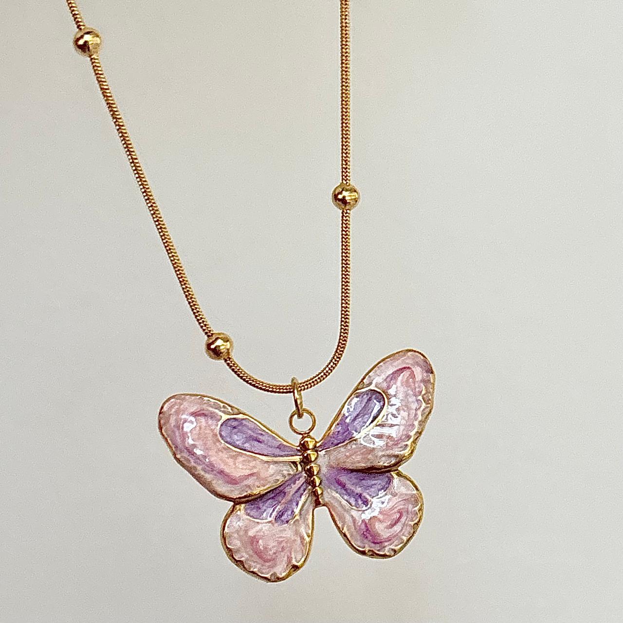 Morphe Butterfly Necklace