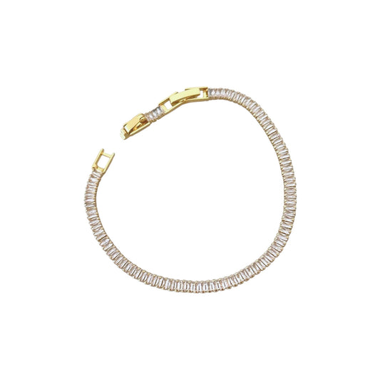 LUX Dainty Sleek Baguette Bracelet