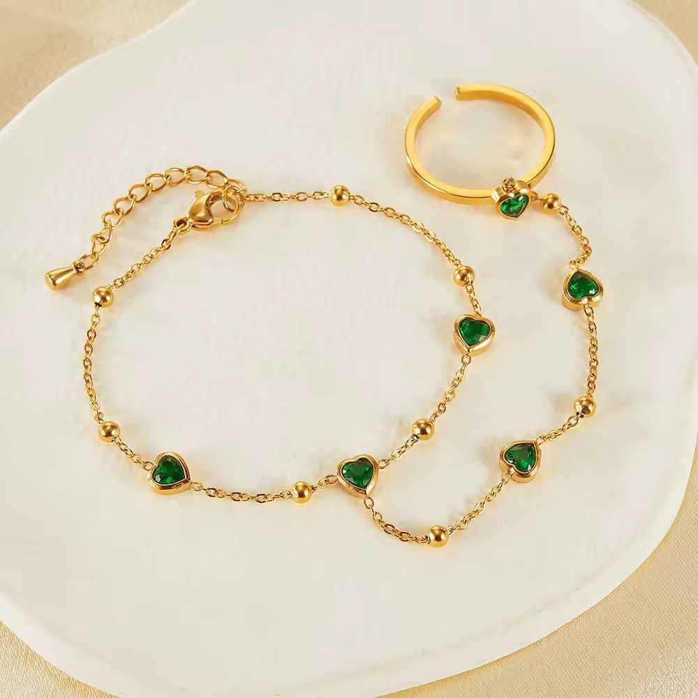 Hearts Hand Chain