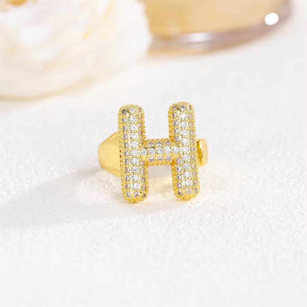 Initial Signet Ring