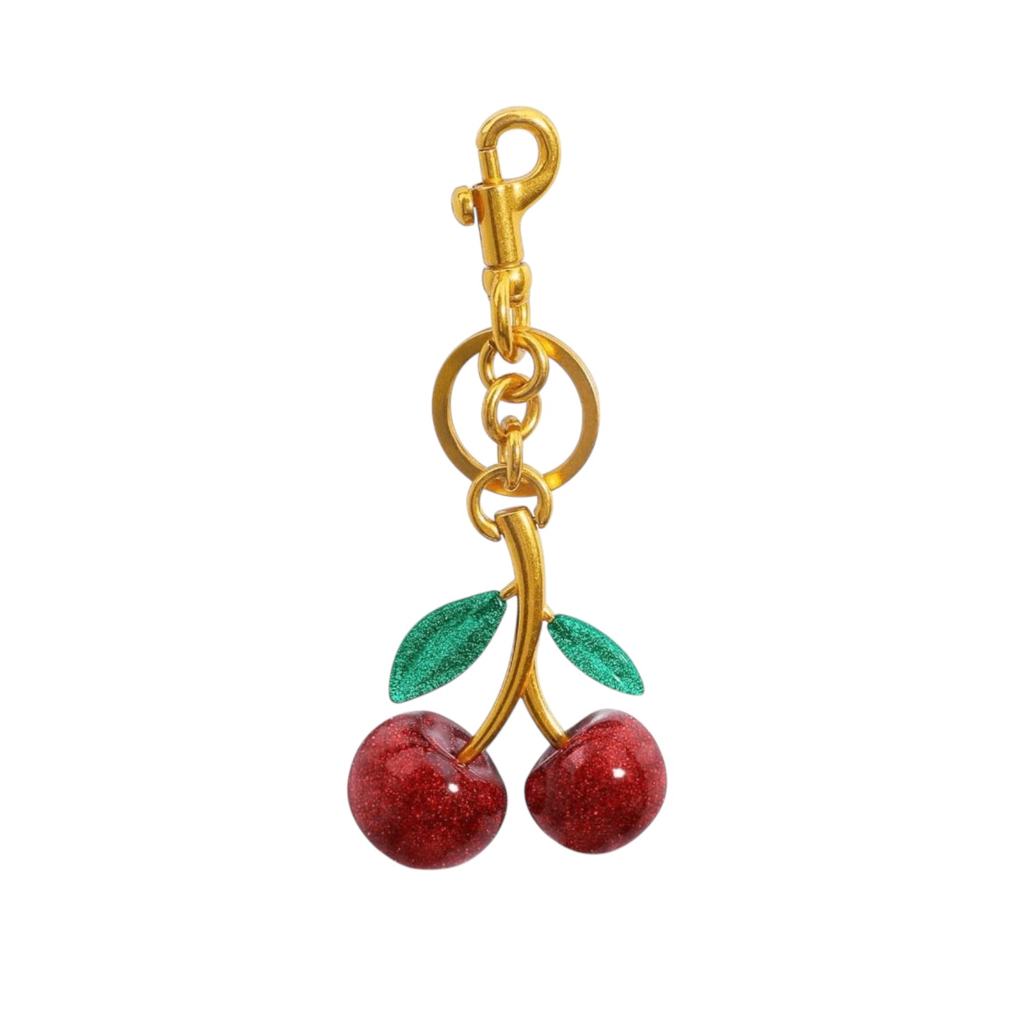 Cherry Charm Keychain