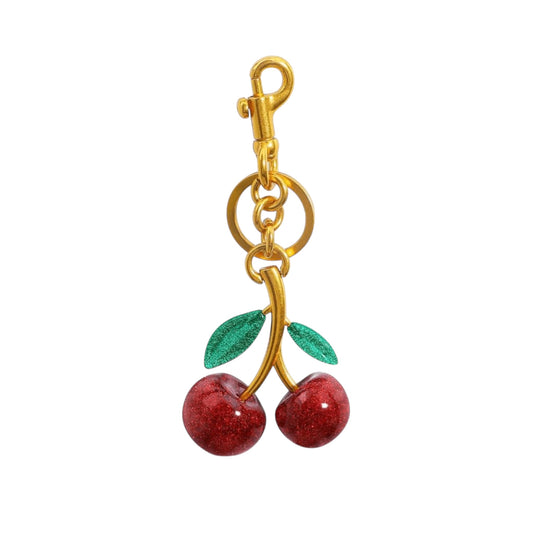 Cherry Charm Keychain
