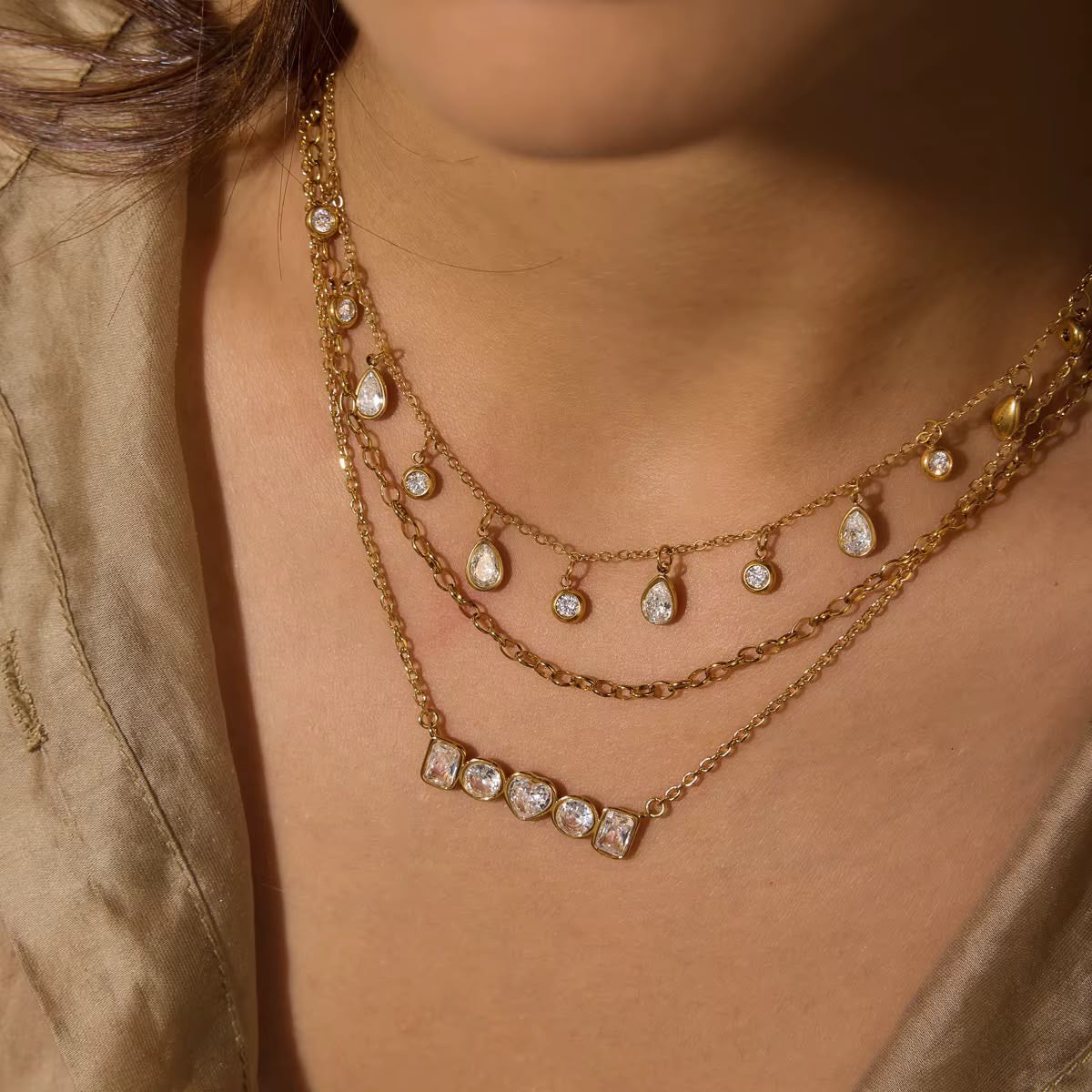 Heart of Light Bar Necklace