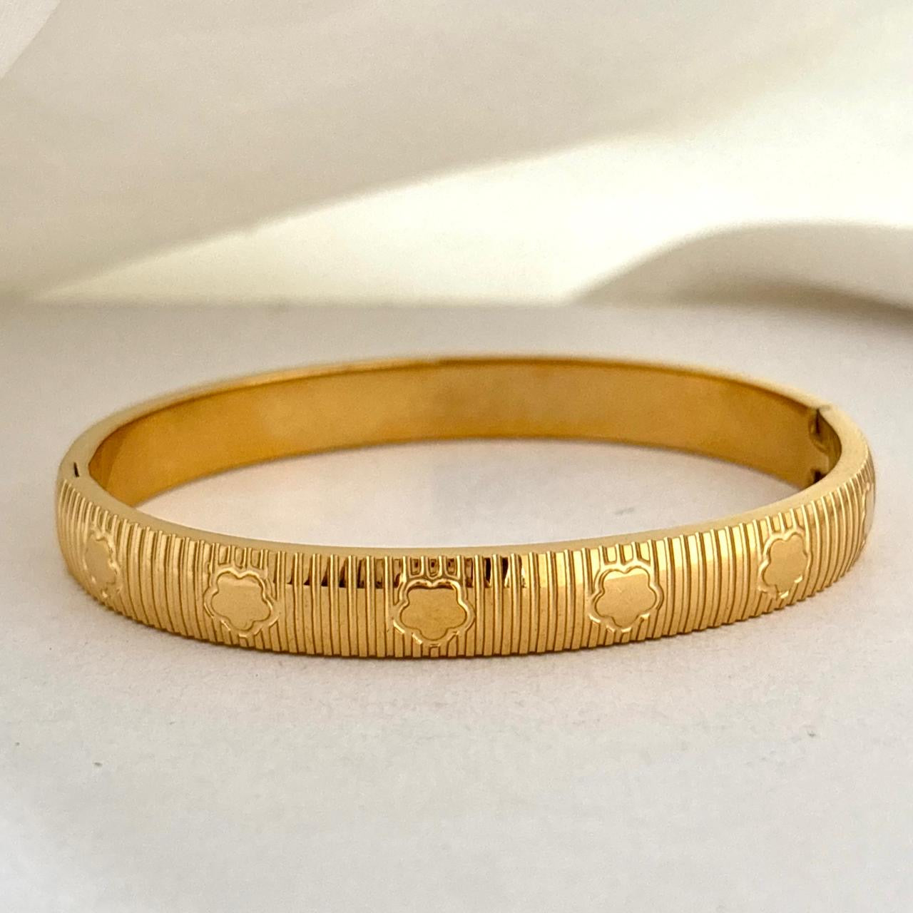 Cutesy Flora Milano Bracelet -18K