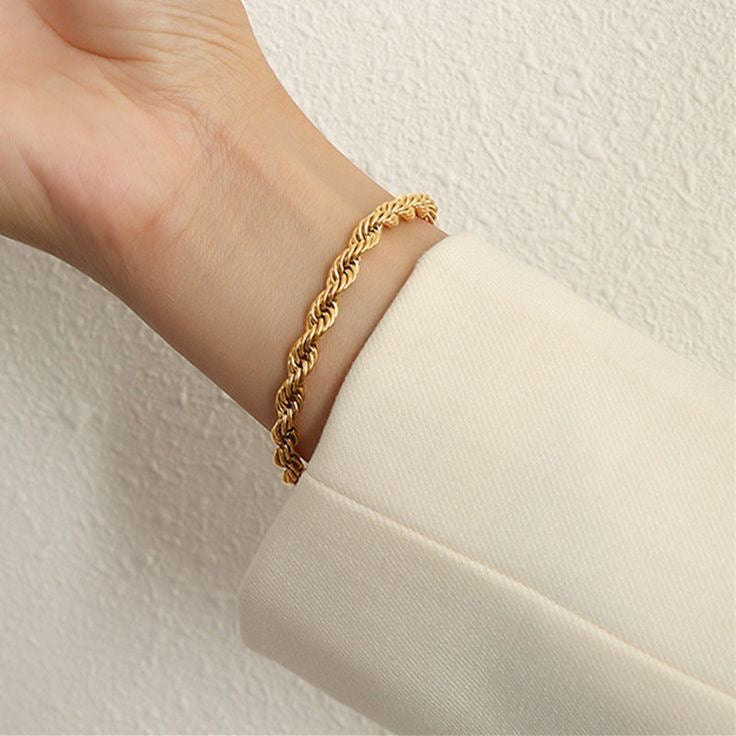 Marullo Twisted Bracelet -18K