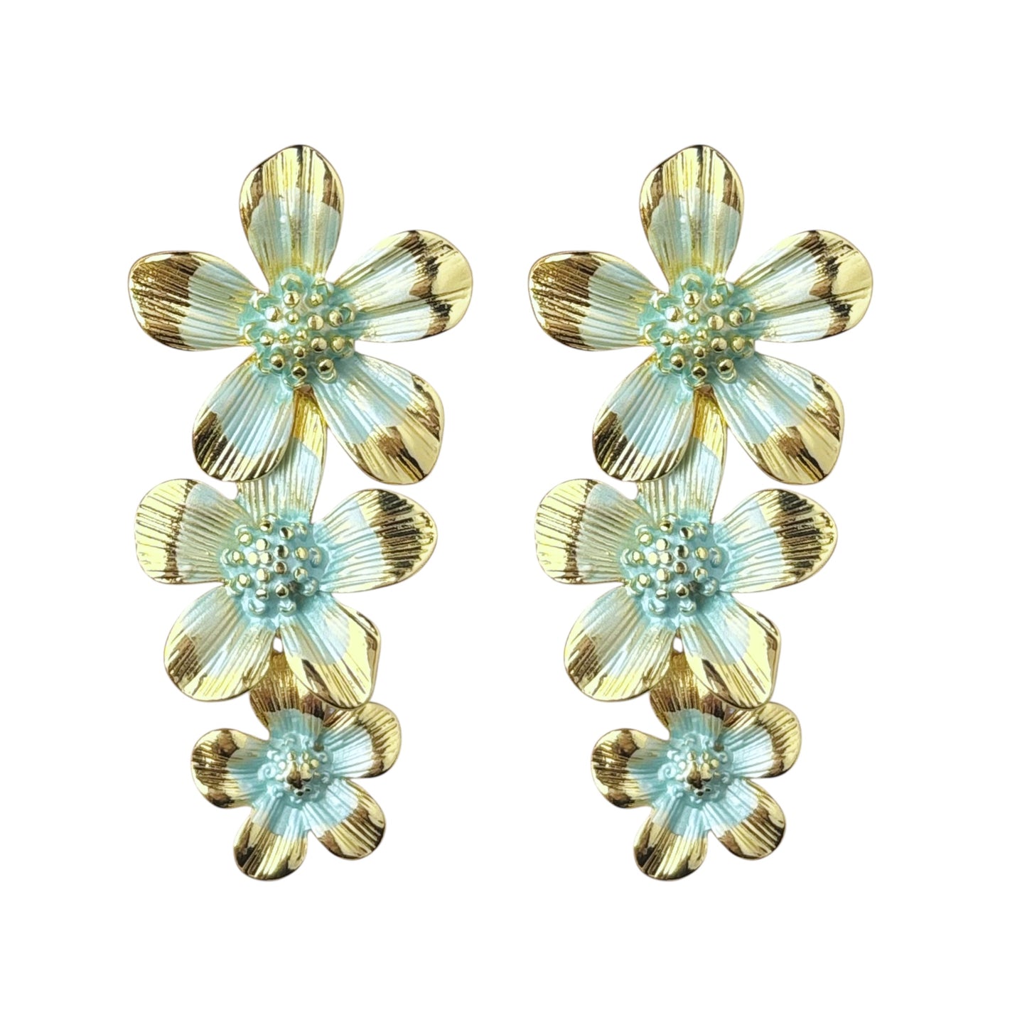 Daisy Vacay Studs -Blue