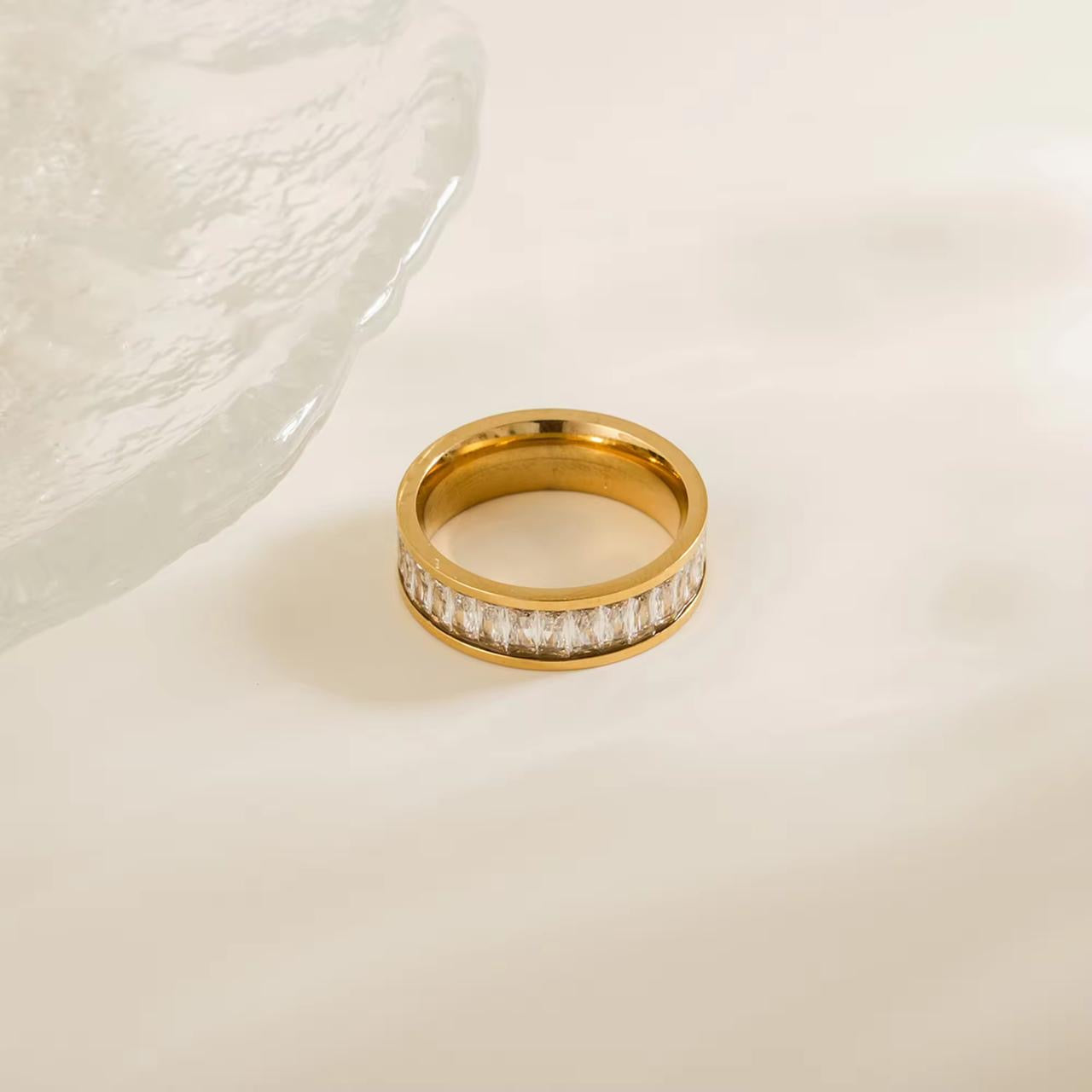 Blingy Lux Baguette Ring