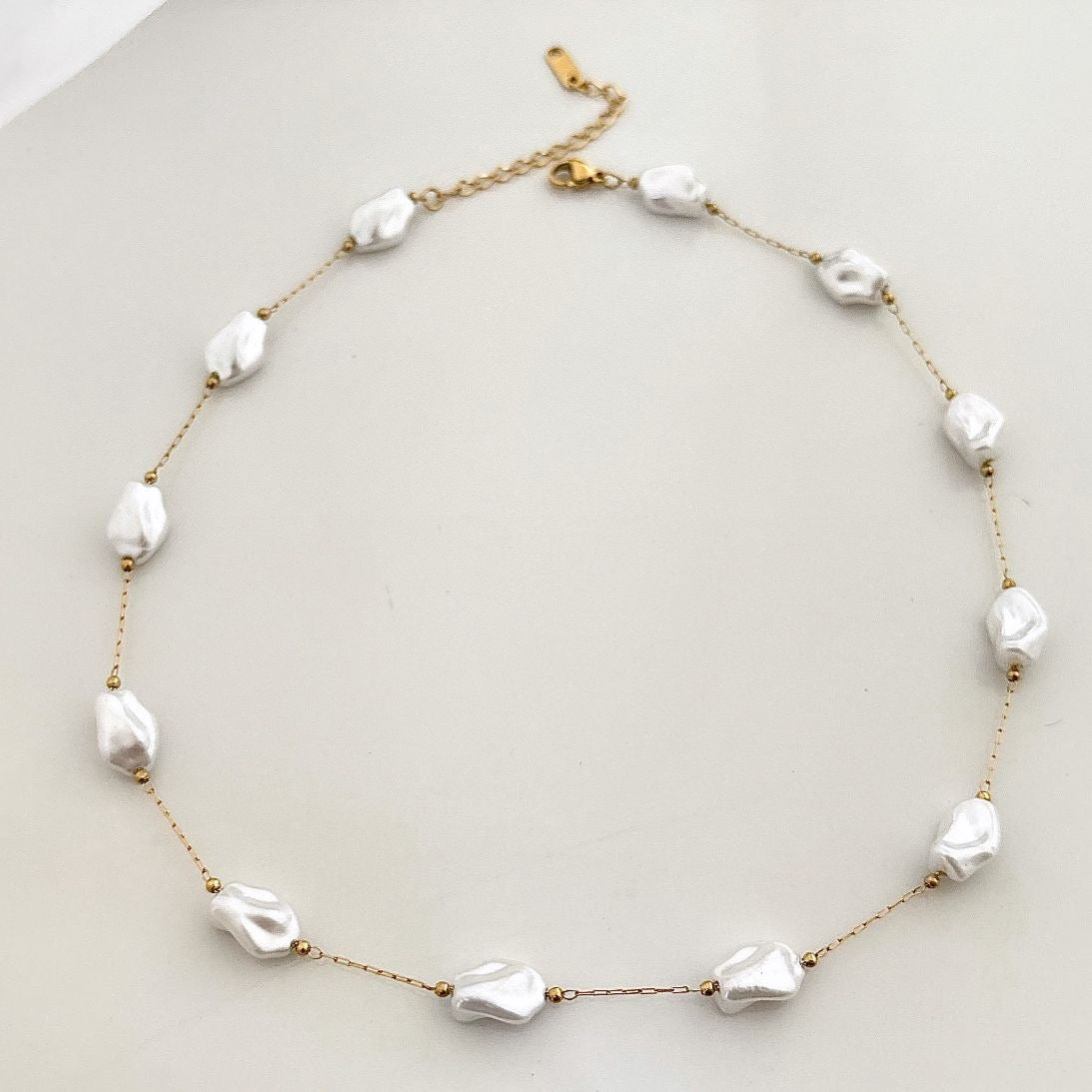 Baroque Pearl LUX Necklace -18K