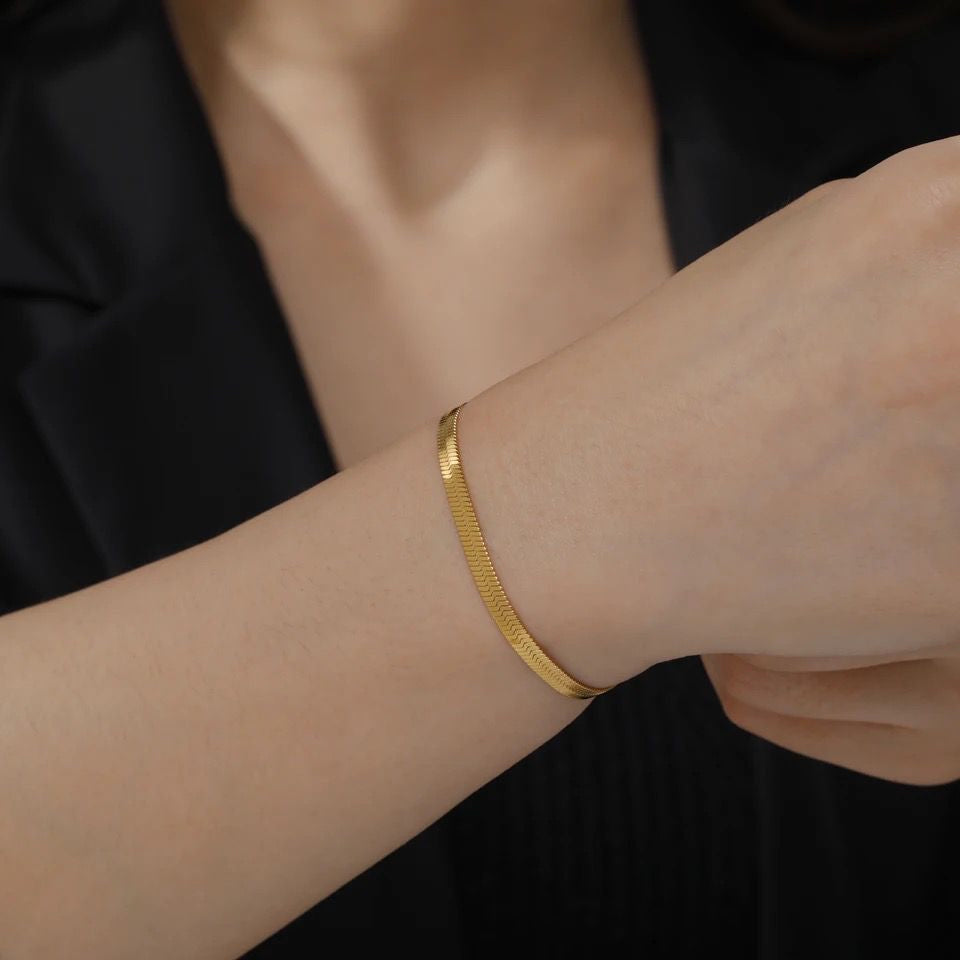 Stainless Steel Snake Chain Bracelet