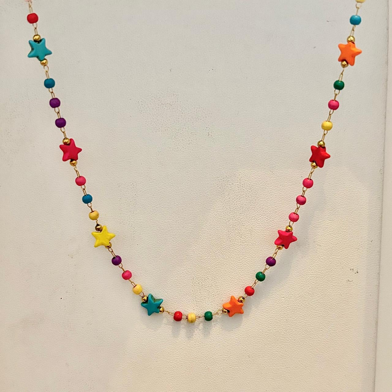 Twinkle Multi Beaded Necklace