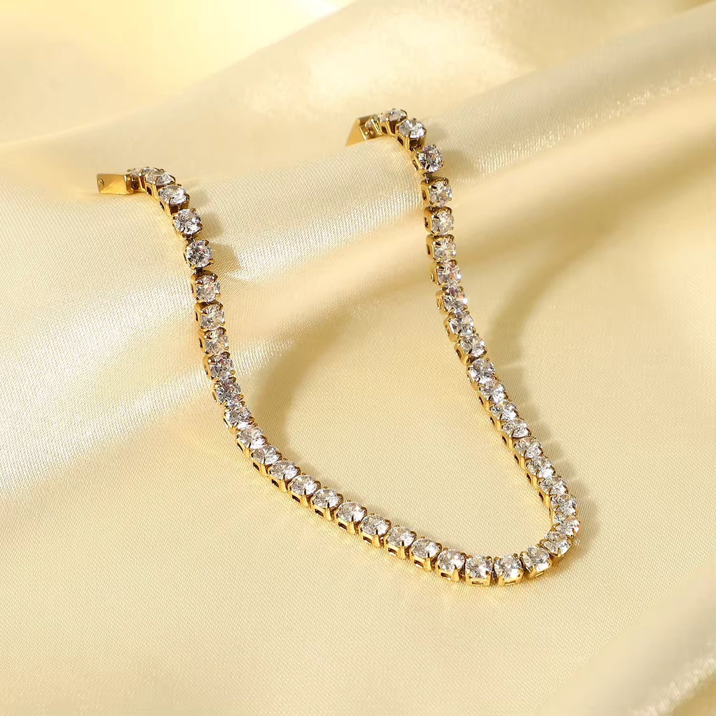 LUX Andrea Diamond Tennis Bracelet -18K