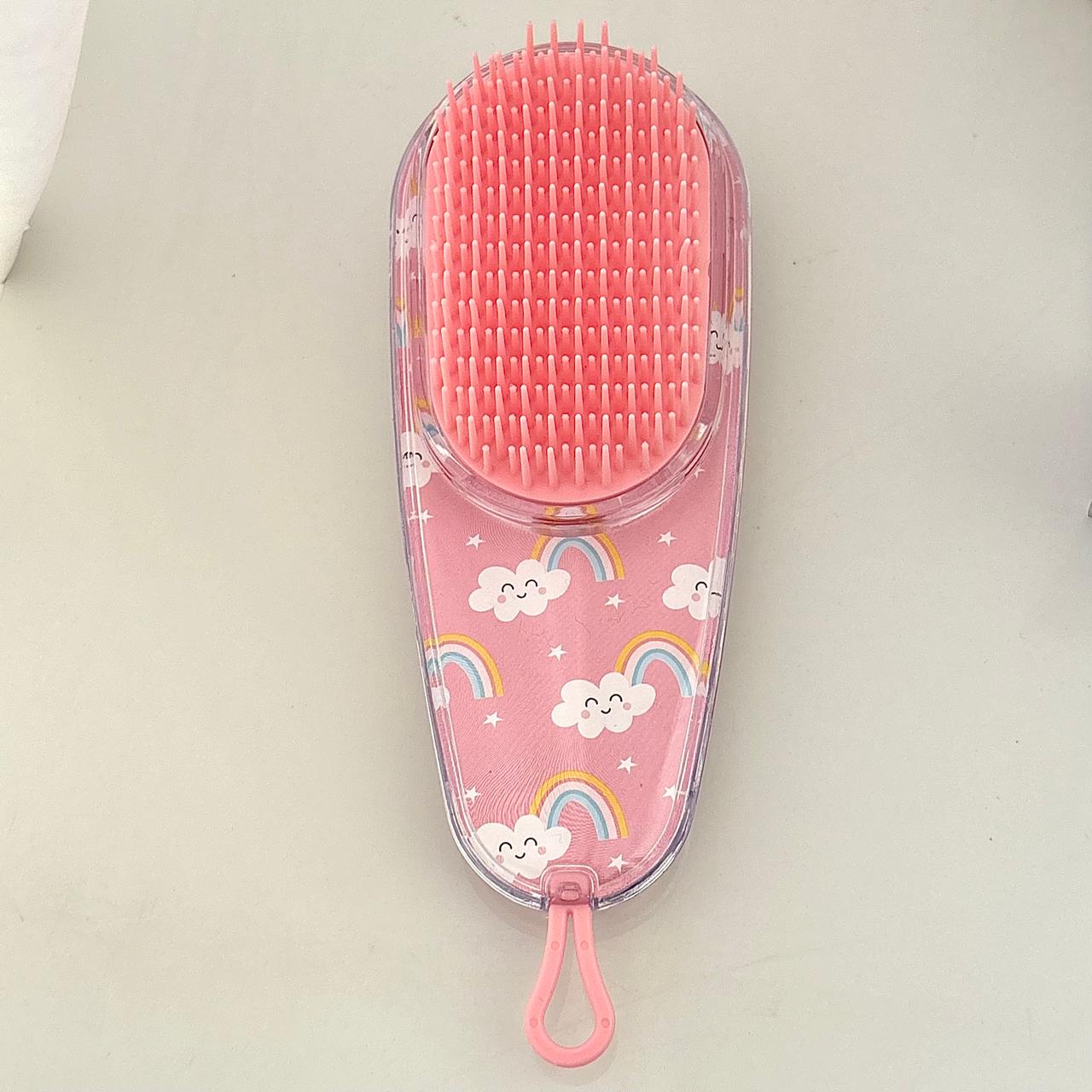 Glitzy Blings Twinkle Star Pink Hair Brush