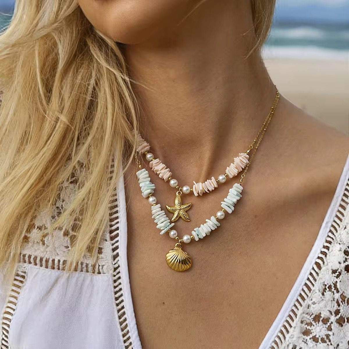Costal Core Necklace -18K