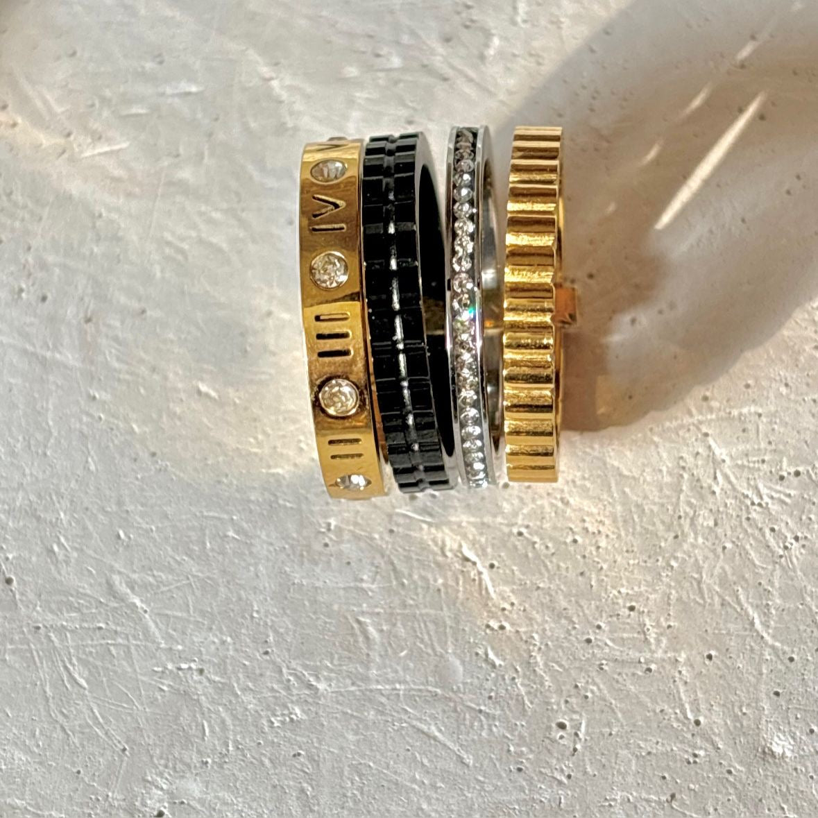 Majestic Luxe Quadra Stack Ring