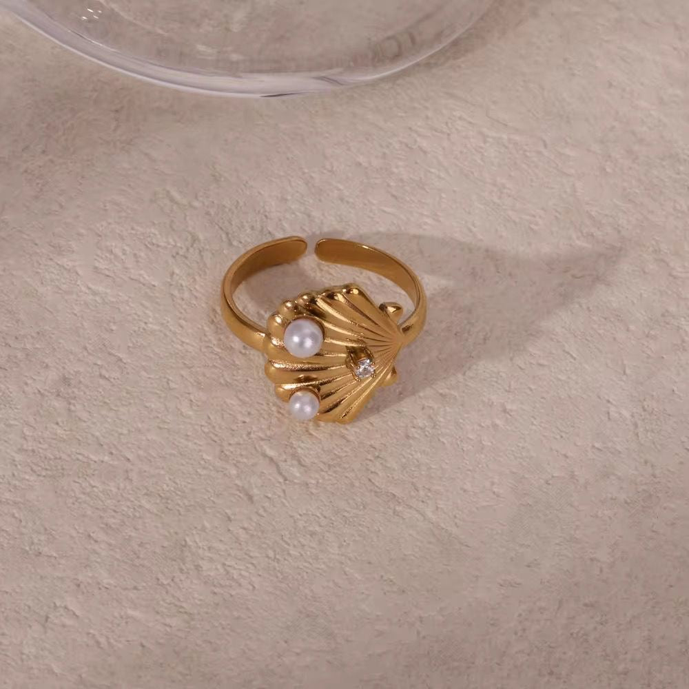 Shell Treasure Ring