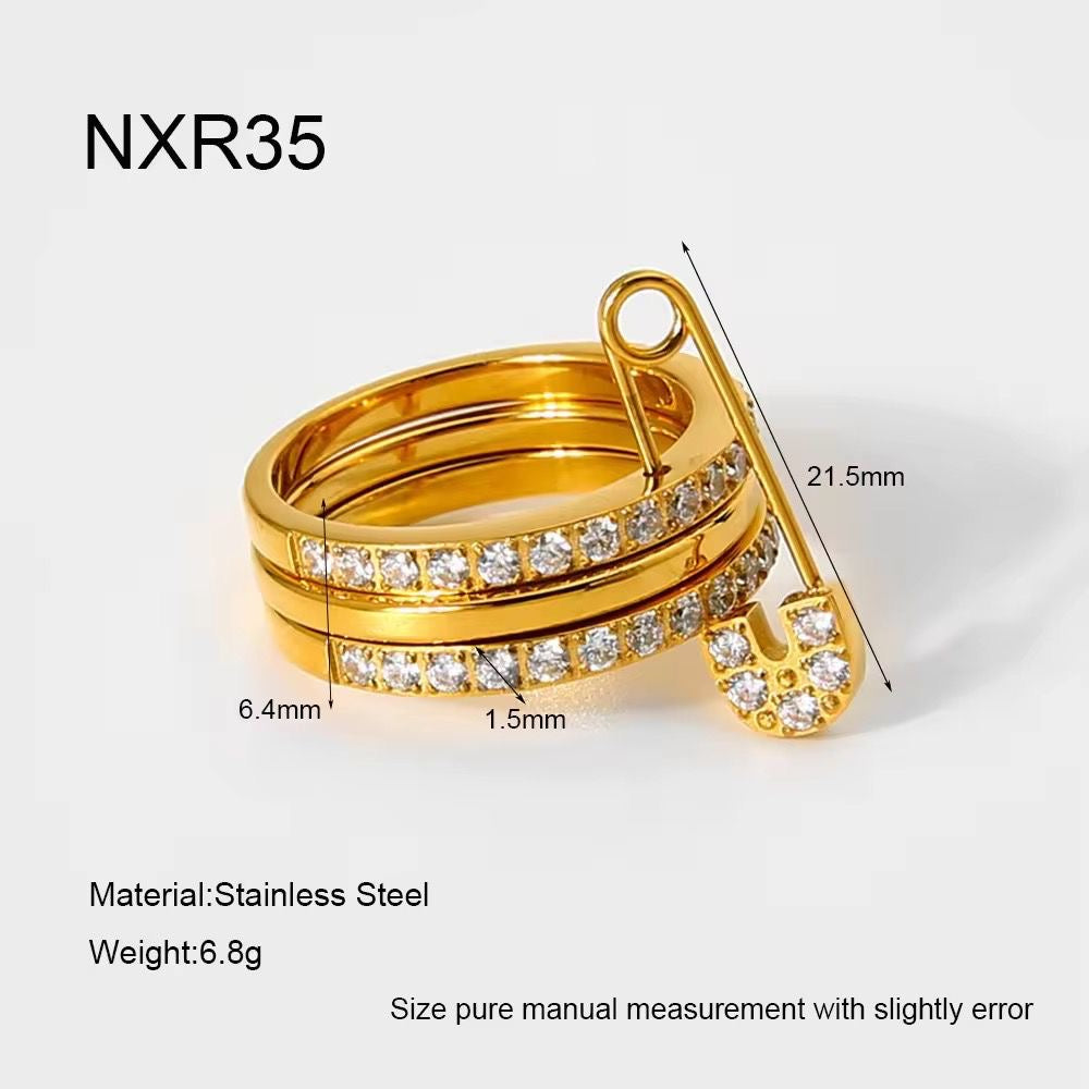 Pinned IT Girl Stack Ring