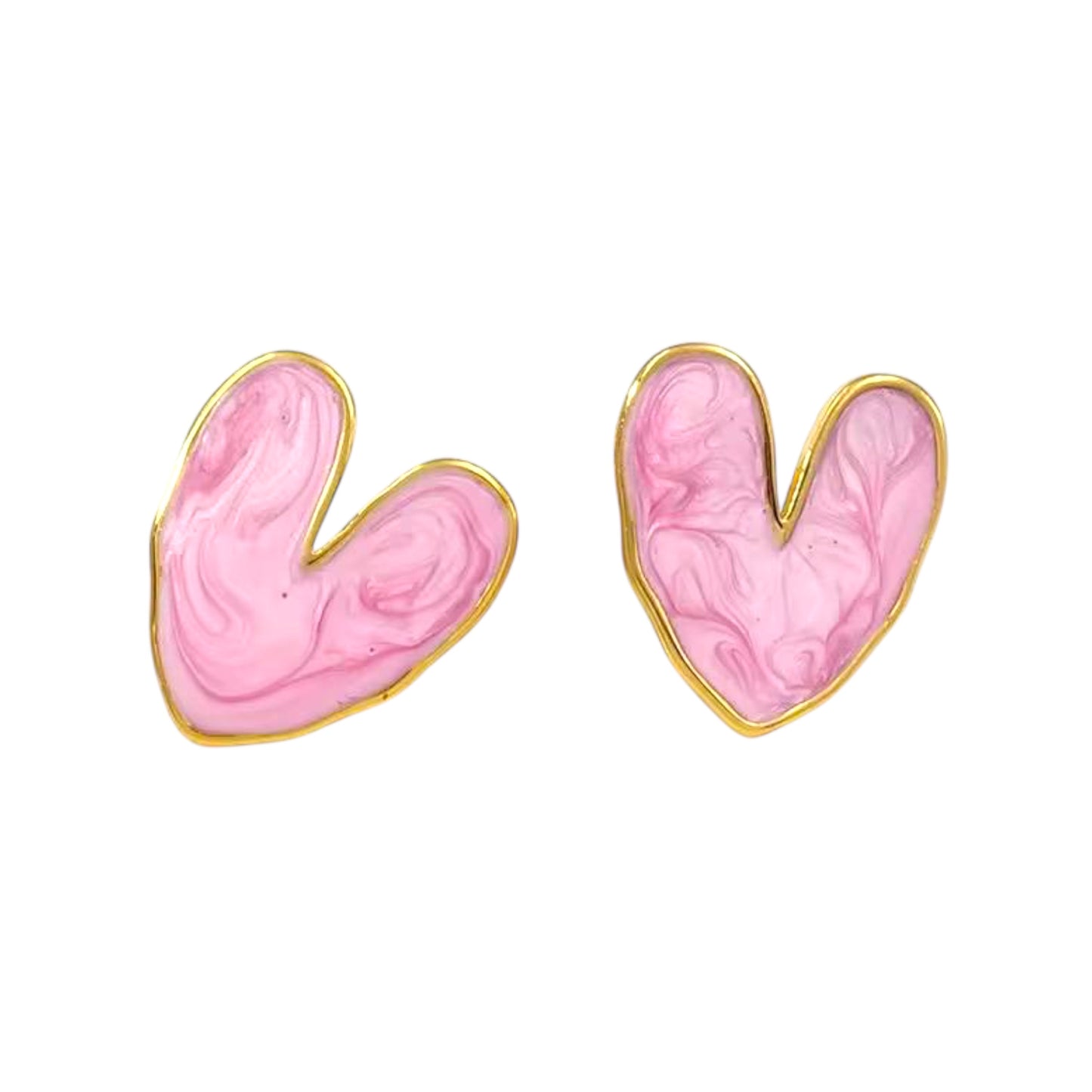 Love In Bloom Studs -Pearly Pink