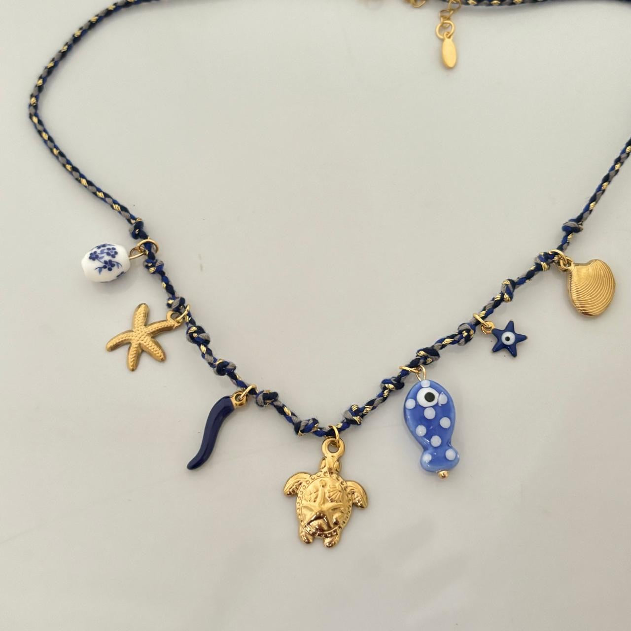 Ocean Serenity Charm Necklace