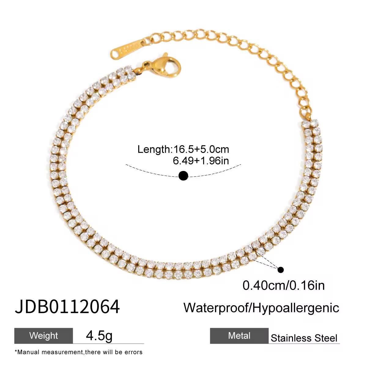 Maison LUX Layered Tennis Bracelet