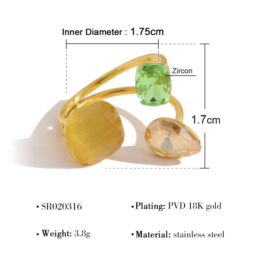 Jade Toi Et Moi Ring