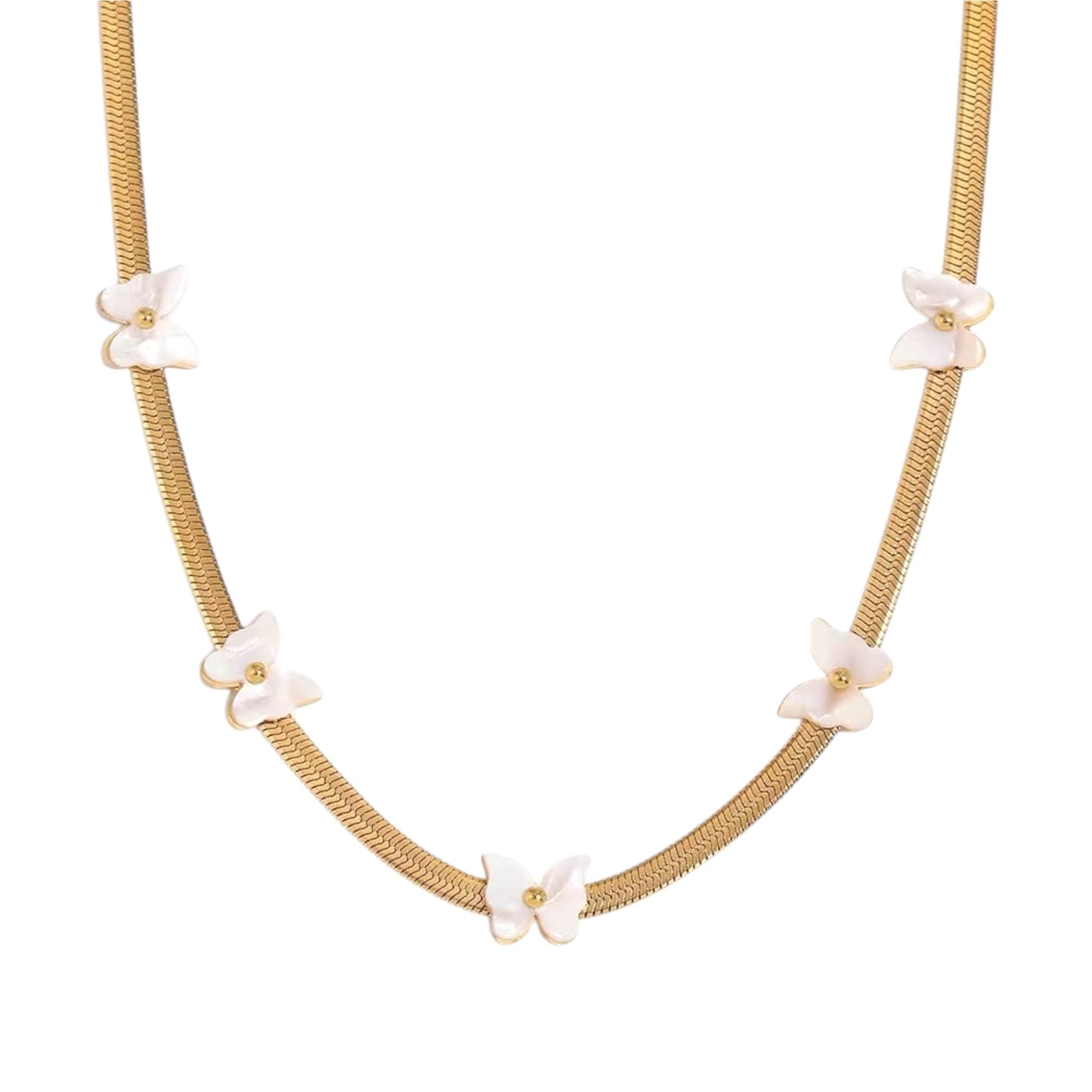 Alara Flutter Necklace -18K