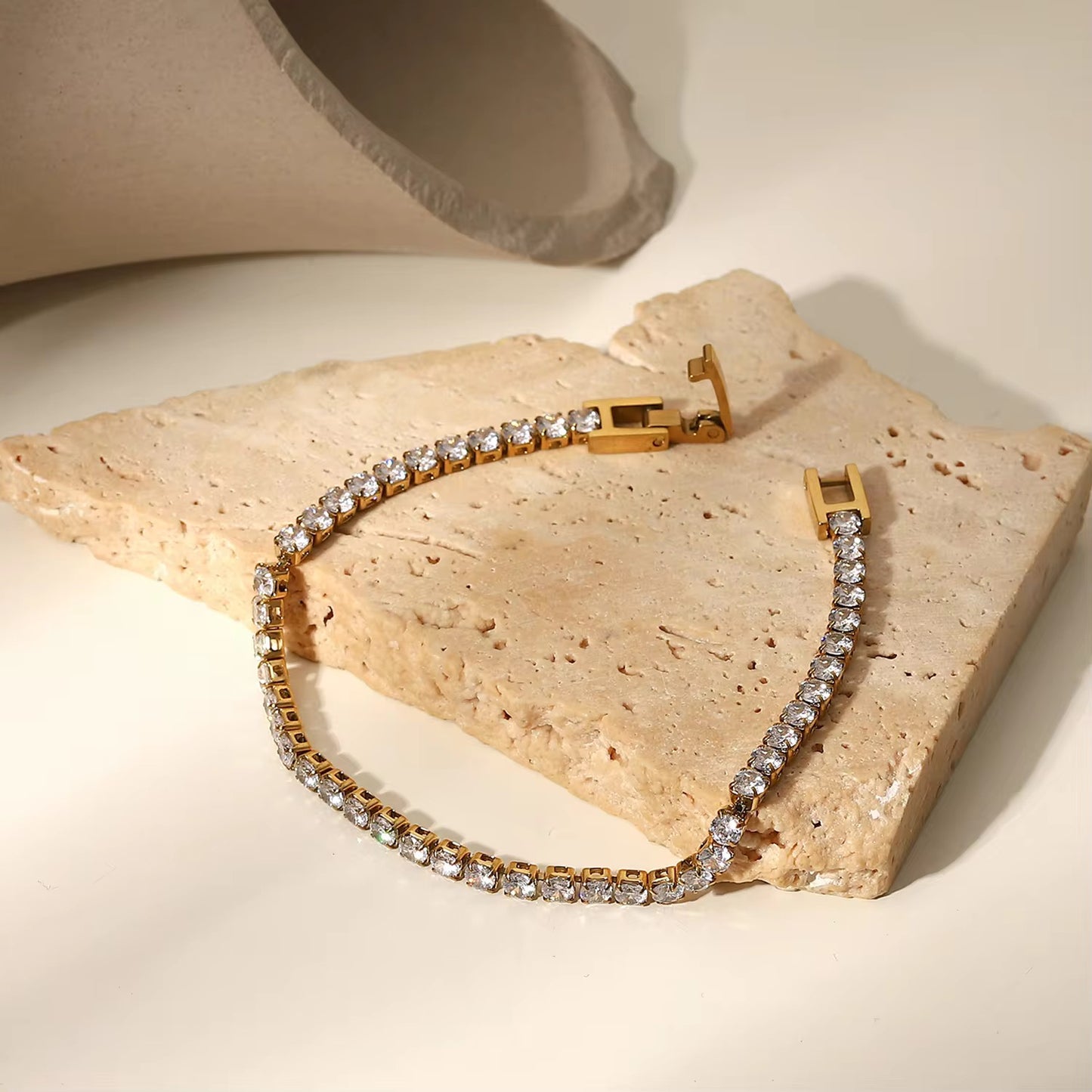 LUX Andrea Diamond Tennis Bracelet -18K