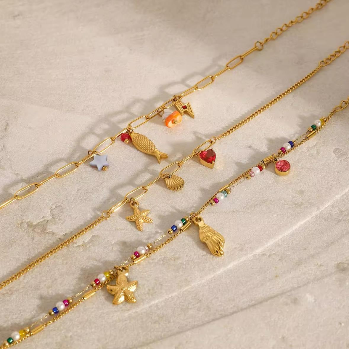Alaska Charm Bracelet -18K