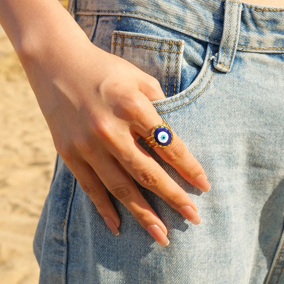 The Turkish Ring 🧿 -Adjustable