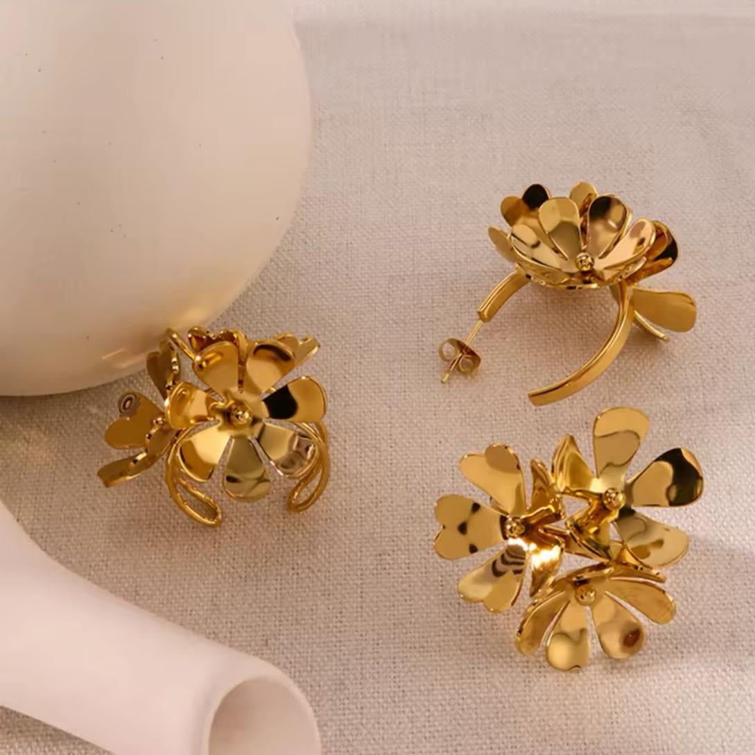 Flora Party Glitz Ring -18K