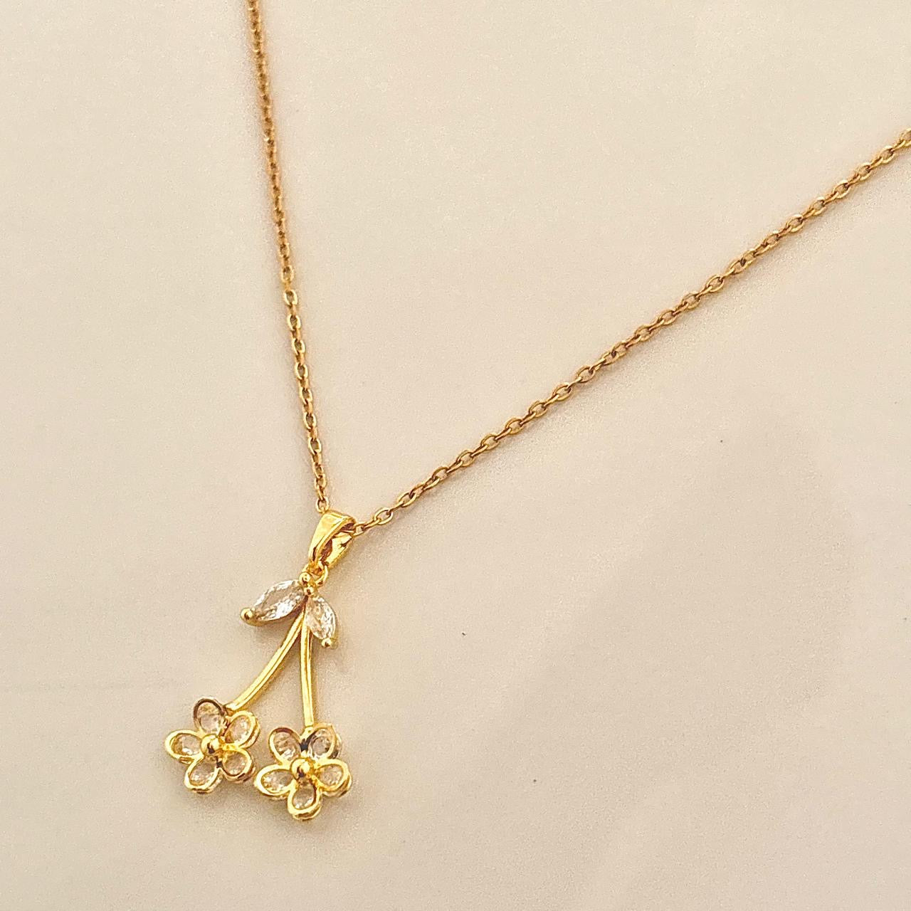 Crystal Flora Necklace